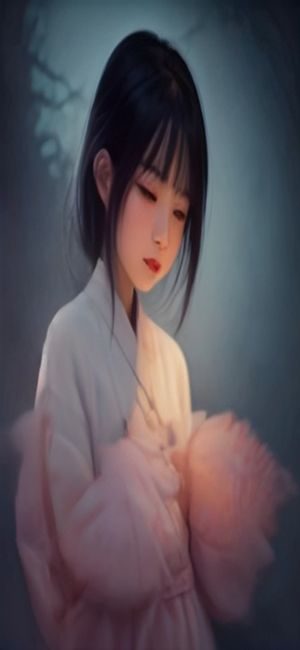 小说网站 App 的夜间阅读模式，深色背景与护眼字体，沉浸式排版